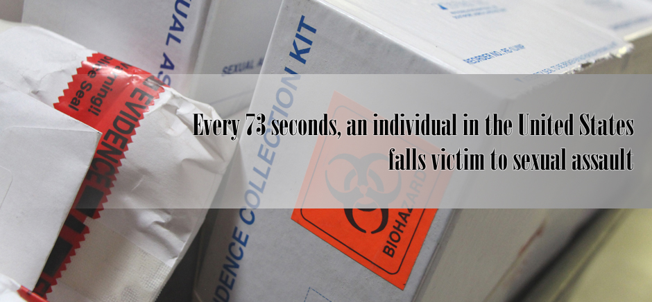 Every 73 seconds, an individual in the US falls victim to sexual assault